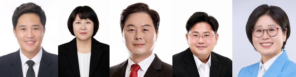 민주당  조민훈(가)     반인숙(나)               국민의힘 안태호(가)           최호섭(나)              진보당 김지은 후보